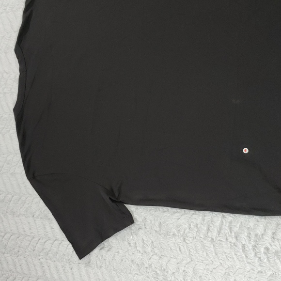 1072. Buck Mason Pima Slub Tall Classic Tee | Color: Black - Picture 7 of 9